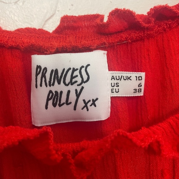 Princess Polly Live Galore Red Romper - Picture 8 of 9